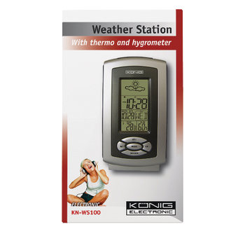 KN-WS100 Thermo hygrometer weerstation Verpakking foto